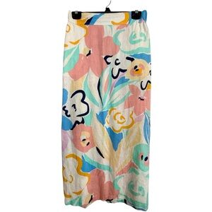 Linen Floral Print Women's Skirt size S
Rachel Zoe